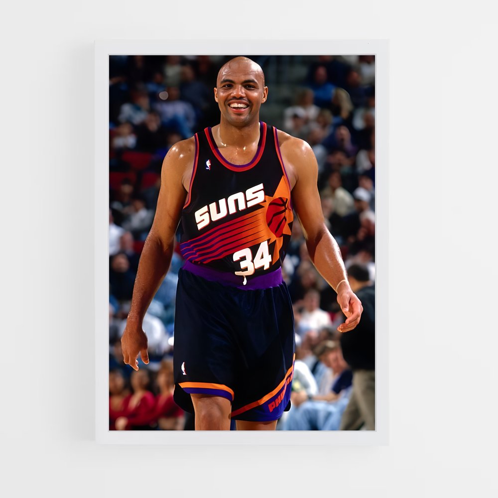 Poster Sir Charles in Action – affiche Basketball (vue 3)